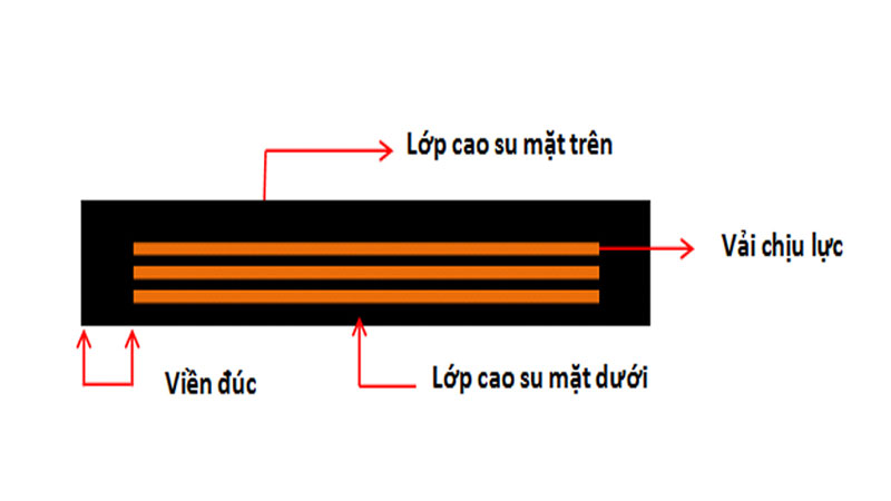 Băng tải cao su: Phân loại, đặc điểm cấu tạo, và giá bán