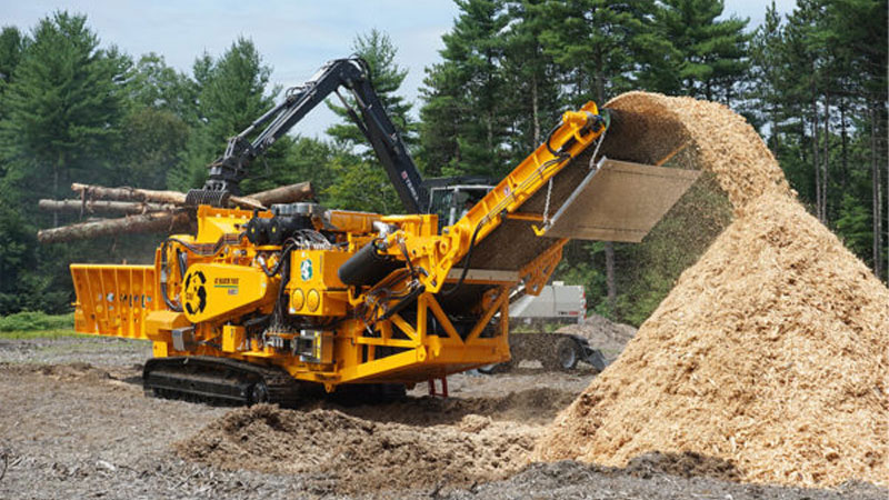 Ưu điểm và ứng dụng các loại máy băm gỗ công suất lớn