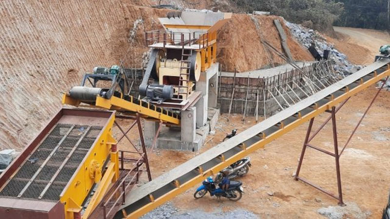 Cấu tạo và nguyên lý hoạt động dây chuyền máy sàng đất, đá