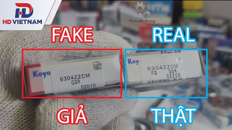 Cách phân biệt bạc đạn chính hãng các loại và giả chính xác