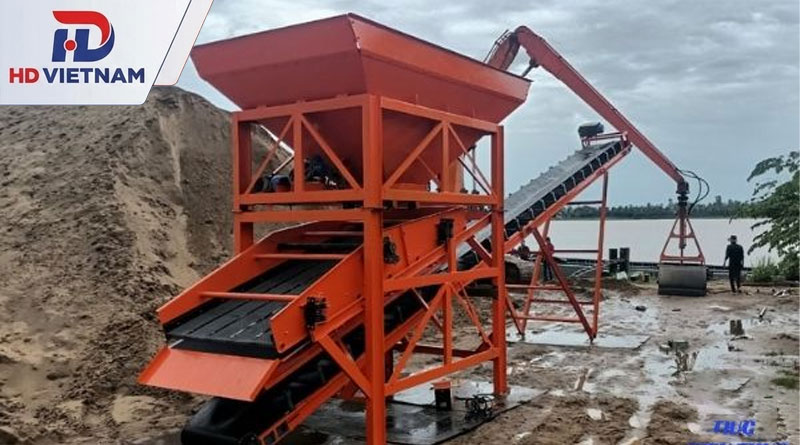 Máy sàng cát rung: Cấu tạo, ưu điểm và ứng dụng