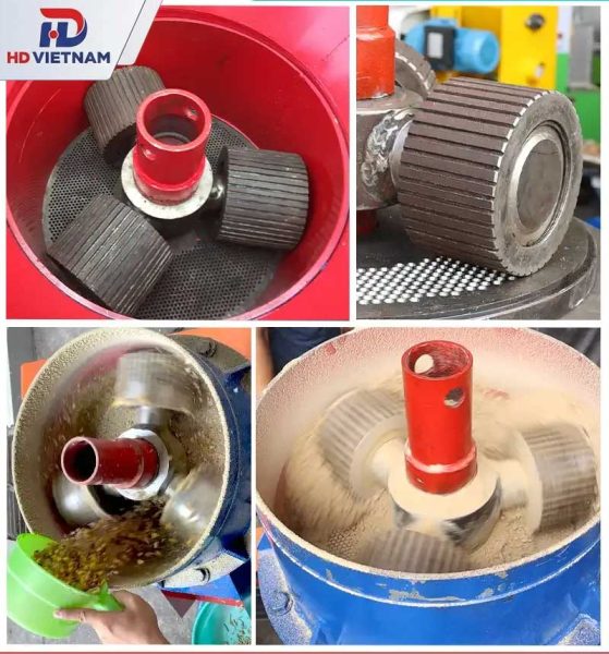 Cối ép cám viên (Buồng ép)