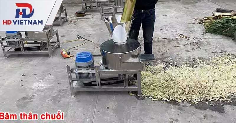 Nguyên lý hoạt động của máy băm chuối