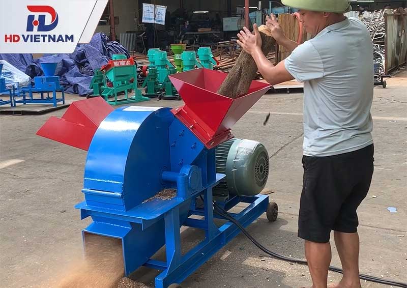 Nguyên lý hoạt động của máy băm gỗ