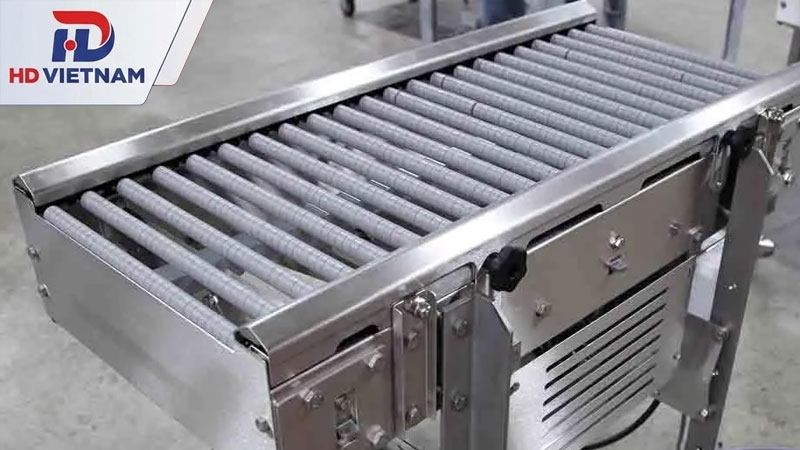 Băng tải con lăn inox