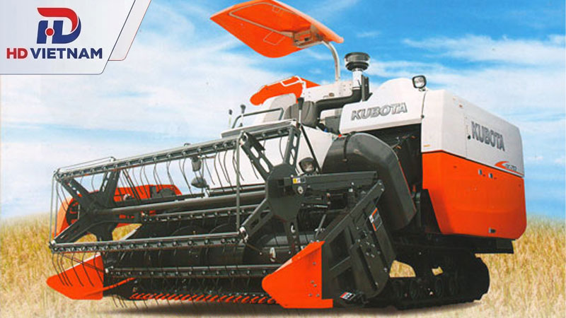 Cấu tạo của máy gặt đập liên hợp