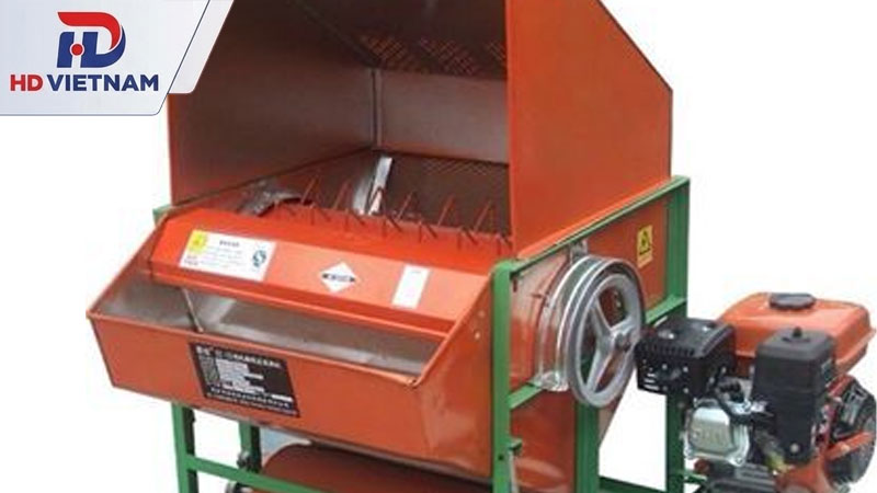 Cấu tạo máy tuốt lúa.