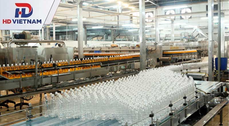 Bàn cấp chai và hệ thống băng tải