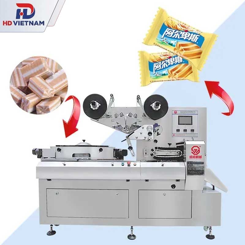 Máy đóng gói kẹo cứng và kẹo mềm
