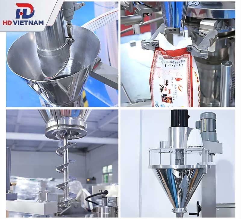 Nguyên lý hoạt động của máy đóng gói bột