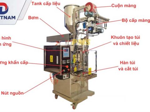 Cấu tạo của máy đóng gói nước mắm, nước chấm