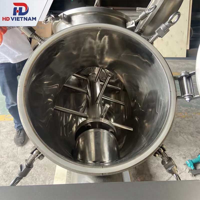 Nguyên lý hoạt động của máy trộn chữ V
